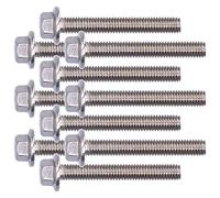 Alomejor Flanged Hex Head Bolts 10-40mm Stainless Steel (M5*35)