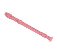 Alomejor Flauta de Madera, Material ABS, 8 Agujeros con Guía para los Dedos para Niños Principiantes Instrumento Musical en Jardín de Infantes (PINK)