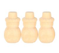 Alomejor Formas de Madera sin Pintar, 30 Uds., Adornos Creativos DIY para Niños de Guardería, Graffiti, Decoración Artesanal de Madera Maciza