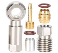 Alomejor Freno de Disco hidráulico, diseño Robusto y fácil instalación Manguera de Oliva conexión Segura for Ciclistas montaña Uso Diario senderos técnicos competiciones