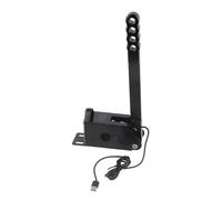 Alomejor Freno de Mano USB Universal para Juegos de Carreras de PC Control de Alta Precisión de Aleación de Aluminio Ajustable para T500