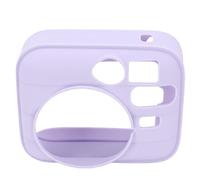Alomejor Funda de Silicona para Cámara Instantánea, Funda Protectora Suave Antideslizante para 13, con Elegante Color Morado