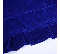 Alomejor Funda de Taburete de Piano con Volantes Fruncidos y Encaje (BLUE)