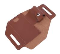 Alomejor Funda Multiherramienta, Cuero PU, Organizador de Fácil Acceso, Diseño Duradero para Acampar Al Aire, Senderismo y Uso Diario (Marron oscuro)