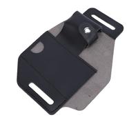 Alomejor Funda Multiherramienta, Organizador de Cinturón de Cuero Sintético con Soporte para Bolígrafo y Llavero, para Herramientas y linterna. (BLACK)
