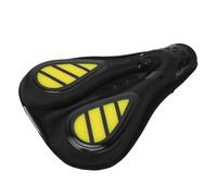 Alomejor Funda para Asiento de Bicicleta, Funda Acolchada con Espuma de Silicona de PU para Mayor Comodidad en Bicicletas de Montaña y de Carretera