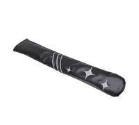 Alomejor Funda para bastones de alineación, protección antiarañazos portátil de PU y terciopelo para entrenamiento de golf, con diseño compacto y ligero para la mayoría (BLACK)
