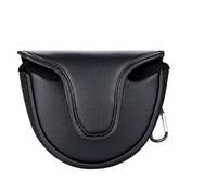 Alomejor Funda para Putter de Golf, Cubierta para Cabeza de Mazo Ultragruesa de 3 Capas para Putter de Eje Central, con Cierre de Gancho Fuerte (Rojo)