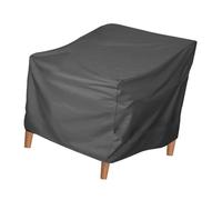 Alomejor Funda para Silla De Exterior, Cubierta para Muebles De Jardín con Revestimiento Plateado Resistente a Desgarros, Material De Tela Oxford (Gris 420D)