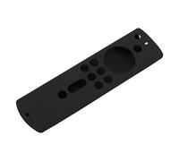 Alomejor Funda Protectora Antideslizante de Silicona a Prueba de Golpes para Fire TV Stick 4K 2018 Control Remoto Modelo Aplicable Lavable Agradable para la Piel para la Familia (Black)