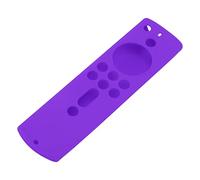 Alomejor Funda Protectora Antideslizante de Silicona a Prueba de Golpes para Fire TV Stick 4K 2018 Control Remoto Modelo Aplicable Lavable Agradable para la Piel para la Familia (Purple)