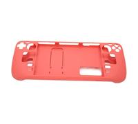 Alomejor Funda Protectora con Soporte para Steam Deck con Diseño a Prueba de Golpes y Agarre Cómodo para PC con Manos Libres Dimensiones del Material 302 X 120 X 42 Mm (Rojo)