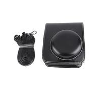 Alomejor Funda Protectora para Mini Cámara Elegante Bolso de Cuero PU Correa de Hombro Ajustable para Fotografía Instantánea Mini 40 (Black)
