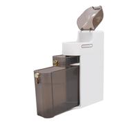 Alomejor Gabinete de Almacenamiento de Baño Estrecho y Delgado, Cajón Transparente, Organizador Móvil para Baño, Cocina, Lavandería, Materiales de PP PC (3 Niveles)