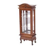 Alomejor Gabinete de Muebles de Casa de Muñecas a Escala 1:12, Estantería en Miniatura con Diseño Superior de, Material de Madera de Abedul de Primera Calidad para una Decoración