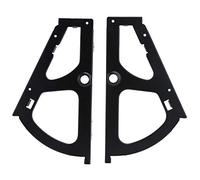 Alomejor Gabinete Flip Rack Fuerte Acero Laminado En Frío Zapatos Gabinete Bisagra para Aumentar La Capacidad De Almacenamiento Negro 2 Piezas