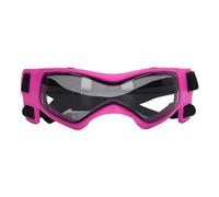 Alomejor Gafas de Sol para Perros con Protección UV, Correa Ajustable, Montura Suave, Antivaho para Perros Pequeños, Caminar, Andar en Bicicleta (Pink)