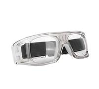 Alomejor Gafas Deportivas Gafas Protectoras de Seguridad Gafas de Seguridad con Correa Ajustable para Baloncesto Deportes de fútbol(Transparent Gray)