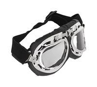 Alomejor Gafas para Perros Lentes Extra Grandes Montura Plegable y Correa Elástica Gafas de Sol para Perros Medianos y Grandes Estilo Fresco para Caminar Nadar Plástico 1 X para (Claro)