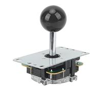 Alomejor Gamepad Joystick Slippy Detour para Game Fighting Stick con Almohadillas Protectoras para una Multitud Adecuada ABS, Metal (BLACK)