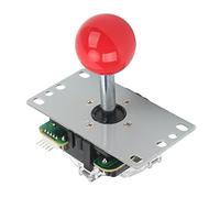 Alomejor Gamepad Joystick Slippy Detour para Game Fighting Stick con Almohadillas Protectoras para una Multitud Adecuada ABS, Metal (rojo)