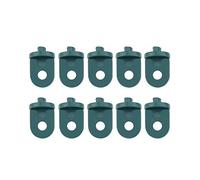 Alomejor Gancho de Invernadero de Plástico, Soporte de Planta Sostenible para Cultivos de Viña, 50 Piezas para Amantes de Jardinería (GREEN)