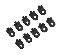 Alomejor Gancho de Invernadero de Plástico, Soporte de Planta Sostenible para Cultivos de Viña, 50 Piezas para Amantes de Jardinería (BLACK)