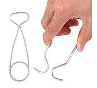 Alomejor Gancho de Pesca, Multiusos, Broche de Pesca, Acero Inoxidable, for Pesca Agua Dulce, Pesca Mar, Colgar Botellas, Pescadores