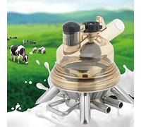 Alomejor Garra de Ordeño Duradera de 160 Cc con Válvula Cerrada para Maquinaria de Leche de Ganado Ovino, Herramientas, Equipo Agrícola con Base de Acero Inoxidable para Uso a Largo Plazo