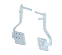Alomejor GO Kart Pedals Kit Durable Pedales de Freno de Freno de Acero para Cohetes Azua Fun Kart, Accesorios de Bricolaje para 6.5, Superficie Anti -Slip para Mejorar la Seguridad