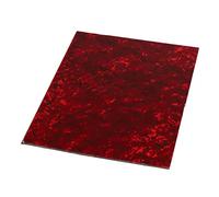 Alomejor Golpeador de Guitarra, Cubierta de Placa Rascadora de bajo Eléctrico de Celuloide de PVC, Diseño Personalizable para Todos los Modelos de Guitarra (perla roja)