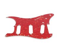 Alomejor Golpeador de Guitarra, Material de PVC, Placa de Protección contra Arañazos Tipo ST de 11 Orificios para Guitarra Eléctrica con Blindaje de Papel de Aluminio (GSSS38)