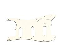 Alomejor Golpeador de Guitarra, Material de PVC, Placa de Protección contra Arañazos Tipo ST de 11 Orificios para Guitarra Eléctrica con Blindaje de Papel de Aluminio (GSSS32)
