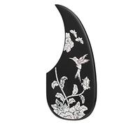 Alomejor Golpeador de Guitarra, Placa Rascadora Autoadhesiva Decorativa con Patrones Vívidos para Guitarra Acústica, PVC Premium, 1 X