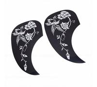 Alomejor Golpeador de Guitarra Protector contra Arañazos de Gota de Agua de Plástico Juego de 2 Piezas 17,6 X 9,7 X 0,1 Cm Aplicación Suave para Guitarristas Acústicos Práctica de Grabación (Pájaro
