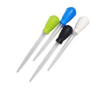 Alomejor Gotero para Pecera, Gotero Profesional de 30ml para Limpieza de Acuarios, 4 Piezas de Plástico Apto para Alimentos (sifón de 45cm)
