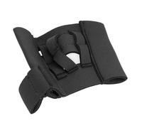 Alomejor Guante de Béisbol con Red para Dedos de Fibra de Poliéster, Material Cómodo para Largas Sesiones de Entrenamiento, Mejora la Velocidad y Precisión de Reacción (Black)