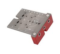 Alomejor Guía de Perforación de Orificios de Bisagra de Alta Resistencia, Herramienta Eficiente para Montaje de Bisagras de Puertas y Gabinetes (Grande)