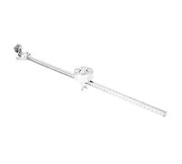 Alomejor Guía de Rodillo de Brújula de Antorcha, Herramienta de Corte de Duradera con Regla para Cortar Círculos Fácilmente, Se Adapta a A40/PT-31, Acero Inoxidable, 50 Cm de Longitud