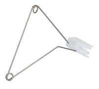 Alomejor Guía de Tejido de Tensión para Máquina Trenzadora de Marco de Alambre para Caña Plateada, Soporte Triangular Estable para Tejer sin Esfuerzo, Soporte de Alambre de 1 Pieza para Entusiastas