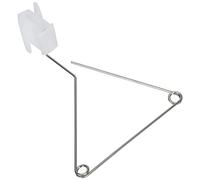 Alomejor Guía de Tejido de Tensión para Máquina Trenzadora de Marco de Alambre para Caña Plateada, Soporte Triangular Estable para Tejer sin Esfuerzo, Soporte de Alambre de 1 Pieza para Entusiastas