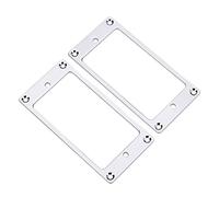 Alomejor Guitarra Pickup Frame, Durable and Easy to Install, Metal, 2pcs for Guitarists, Music Producers, DIY Enthusiasts