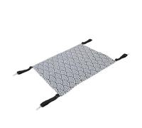 Alomejor Hamaca Ajustable para Jaula de Gato con Forro Sintético Reversible, Cama Colgante Transpirable para Gatitos, Perros Pequeños, Conejos (#1)