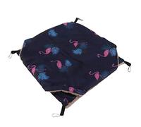 Alomejor Hamaca Cálida de Doble Capa para Mascotas, Felpa Suave de Conejo, Hamaca Colgante de Doble Capa para Mascotas Pequeñas para Ratones, Fácil de Limpiar e Instalar (S pájaro)