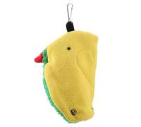 Alomejor Hamaca Suave para Loros, Cueva Colgante para Reducción del Estrés y Seguridad, Percha de Madera Incluida, Acogedora Cama para Pájaros para Relajación y Calidez