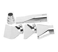 Alomejor Heat Gun Nozzle Set, Stainless Steel 5Pcs Accessories | Uso industrial, concentración de calor, material resistente a la corrosión, compatible con varias pistolas de aire caliente.
