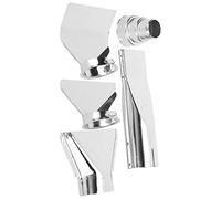 Alomejor Heat Gun Nozzle Set, Stainless Steel 5Pcs Accessories | Uso industrial, concentración de calor, material resistente a la corrosión, compatible con varias pistolas de aire caliente.