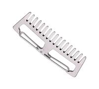 Alomejor Hebilla de Aleación, Peine de Luz Antiestático Largo para el Uso Diario, Hebilla Llave Peine