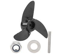 Alomejor Hélice de Plástico 24V y 48V para Barcos Eléctricos - Hélice Marina Compatible con Propulsión Eléctrica, Fueraborda Eléctrico y Embarcaciones Pequeñas, Accesorio de Recamb