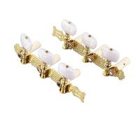 Alomejor Hermoso Cable de Guitarra Clásica de decoración: Lápices que Aburren, Cabezales de Máquina Larga y a Prueba de óxido, Llave de Ajuste de 2 Piezas con Especificación Izquierda y Derecha,